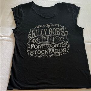 Vintage Billy Bob's Fort Worth Stockyards 100% cotton. Size M.